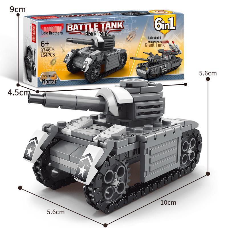 Compatible Engineering Firefighting Robot Car Model - Educational Assembly Toy with Building Blocks