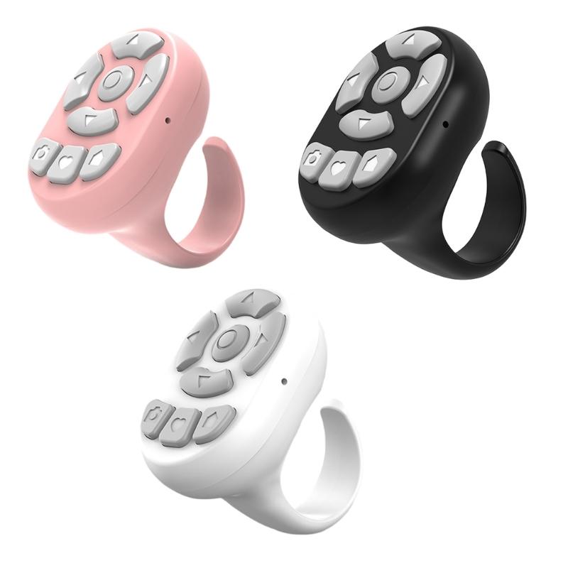 Multifunctional Phone Rings BLE5.3 Remote Control for Videos Reading Lightweight Design Wide Compatibility