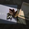 Gift Maple Leaf Shape Metal Material Fashion Jewelry Garment Accessories Pin Brooch