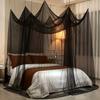 Large Four Door Mosquito Net, Breathable Polyester Mesh Cover, Suitable for Outdoor Camping, Insect Proof In Summer