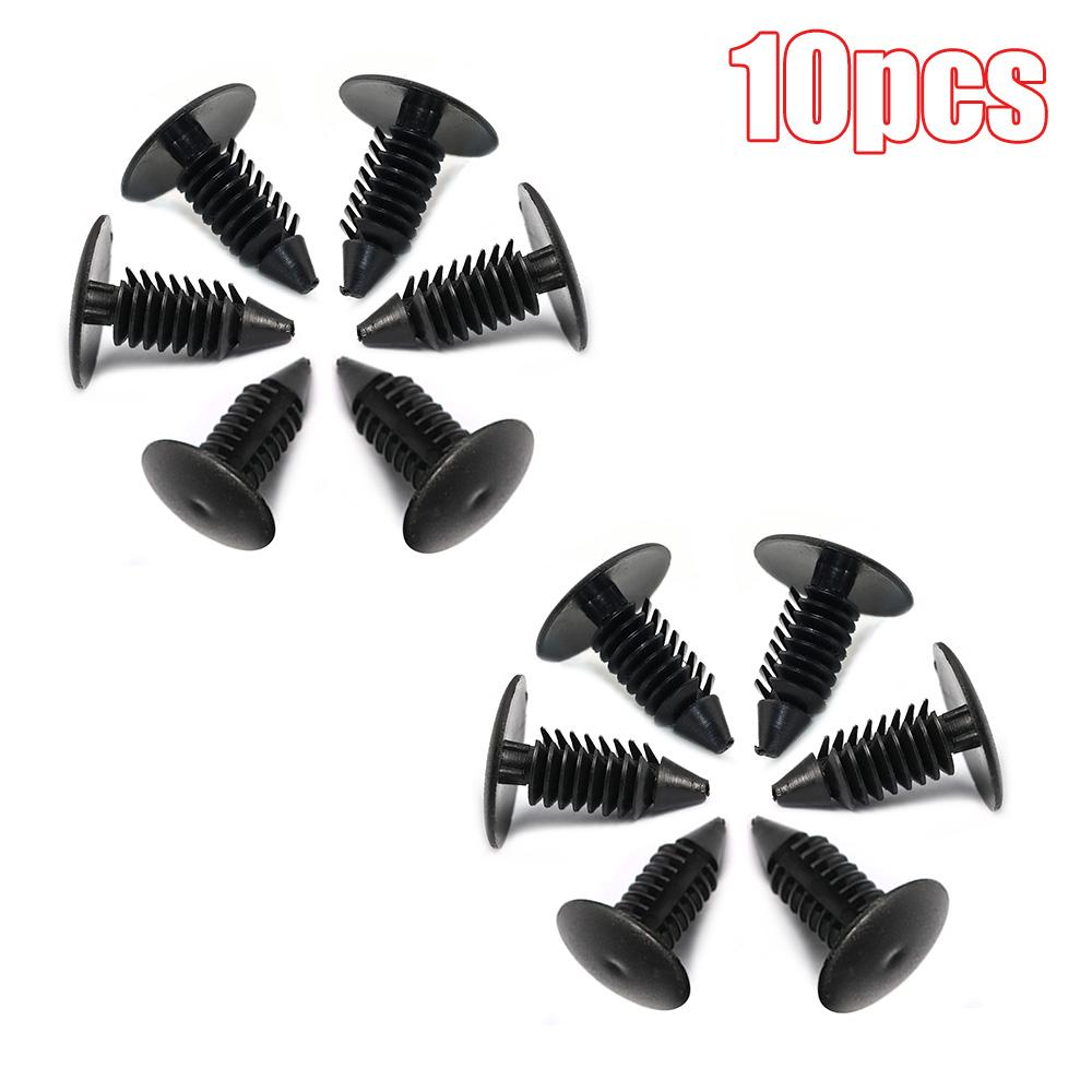 

10/20/30/40/50/100Pcs 8MM Car Fastener Clip Plastic Bumper Fender Clip Screw Auto Roof Tailgate Lining Rivet Retainer For Toyota