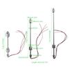 Stainless Steel Float Switch for Tank Liquid Water Level Sensor Double Ball Float Switch for Tank Pool Flow Sensors