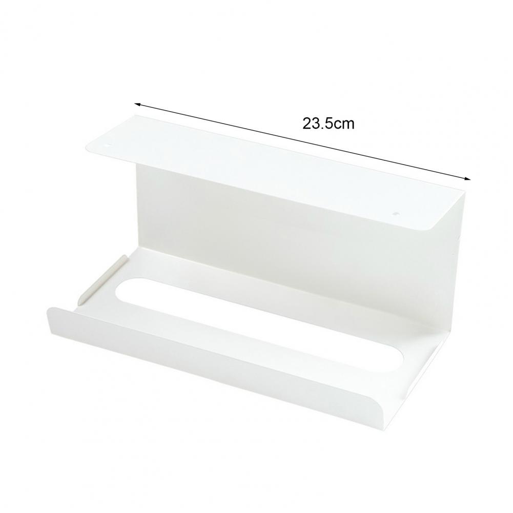 Tissue Holder Iron Rustproof Punch Free Back Hanging Tissue Shelf Paper Towel Rack Kitchen Accessories