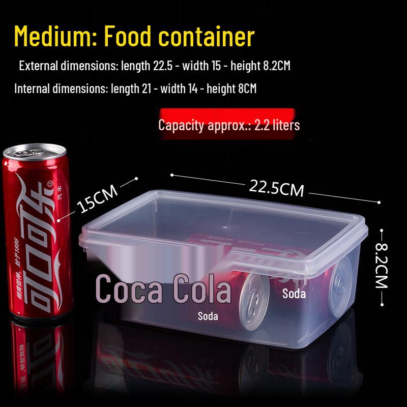 ZISIZ Refrigerator Food-Grade Fresh-Keeping Box