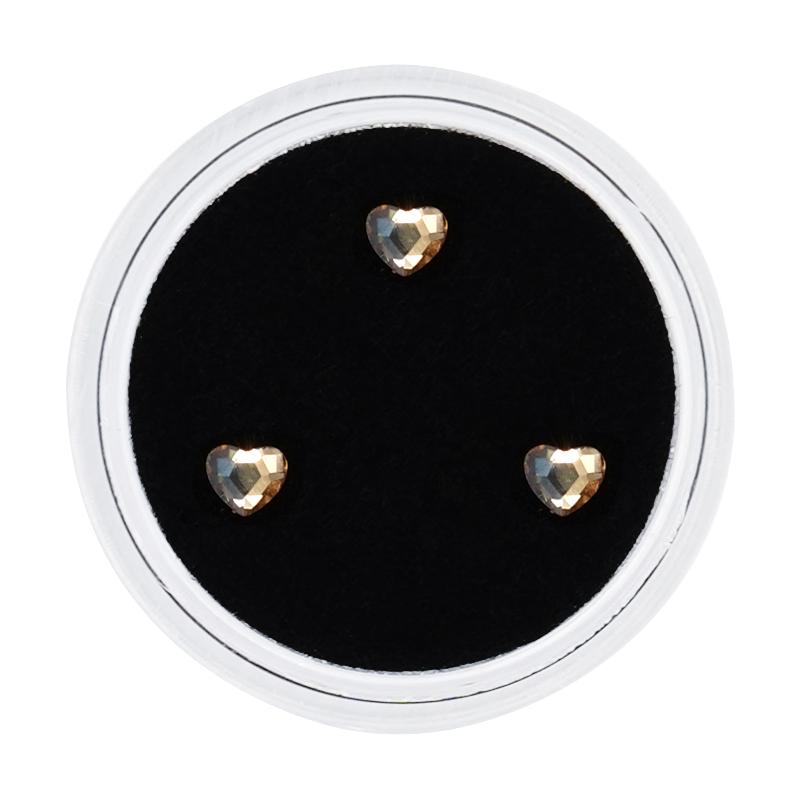 

3Pcs/Box Heart Shape Oral Teeth Gems Fashion Beauty Decoration Free Box Diamond Ornaments Dental Crystal Teeth Jewelry Gem