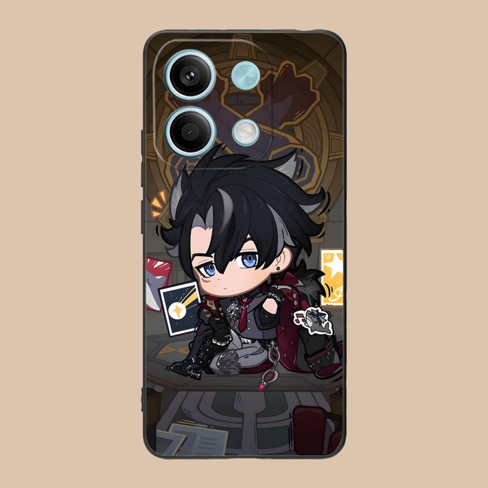 Game GI Wriothesley Matte TPU Mobile Phone Case for POCO M7 M6 M5 M4 M3 X7 X6 X5 X4 X3 Pro GT 5G Colorful Printing Cover