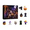 Halloween Countdown Calendar Resin Figurine 9-Day Advent Decor