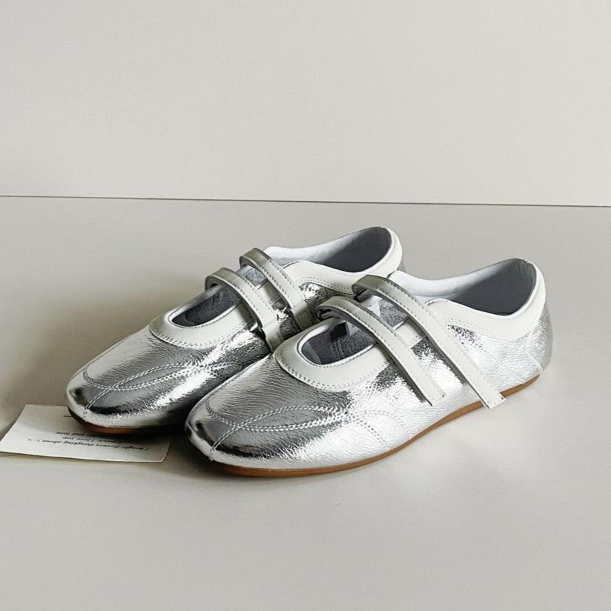 New Products In Spring and Summer! Shallow Mouth Sports Style with Mary Jane Shoes for Women's 2025 New Casual Color Matching Flat Shoes