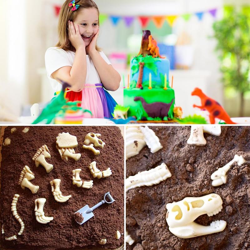 Dinosaurier Schokolade Silikonform Dino Knochen Fossil Skelett Kinder Lustige Form DIY Backwerkzeug Für Süßigkeiten Gummibärchen Halloween Weihnachten