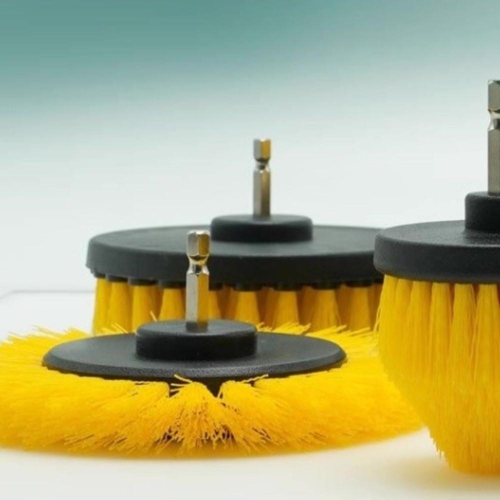 7pcs Deep Cleaning Drill Scrub Kit PP Drill Attachment Drill Brush Set  Cleaning Tool