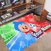 Custom Name Text Crystal Velvet Rug,El Payaso Plim Plim Soft Plush Decorative Non Slip Floor Carpet