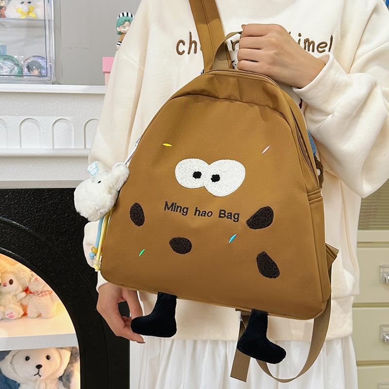 Schoolbag New Student Stationery Bag Simple and Fashionable Mobile Phone Bag Junior High School Primary School Girls Portable Backpack