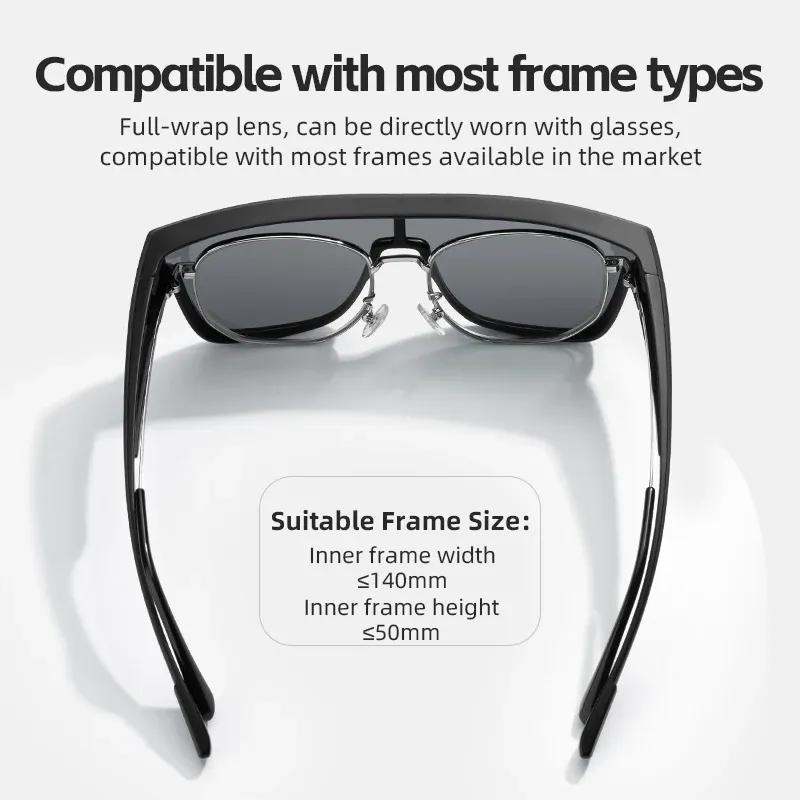 ROCKBROS Polarisierte Brille UV400 Schutz Sonnenbrille zum Fahren Angeln Wandern Brillen Fahrrad Radsport Brille