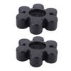 2Pcs Rubber   Couplers 6M6 4581J 00 00 Black Color Replacement for Waverunner III 650 Superjet 650 Motor Shaft Coupler Coupling