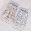 6Pairs /12Pairs Punk Hoop Earrings Set Big Circle Earrings Jewelry For Women Girls Steampunk Ear Clip Punk Earring Ear Ring