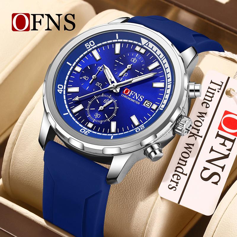 Oufanni Men's Waterproof Luminous Quartz Chronograph Watch