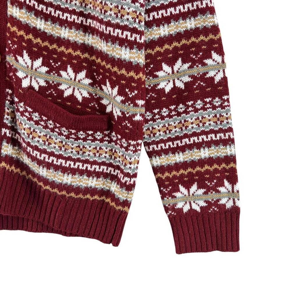 Glory Crew cardigan multicolor mens 4 Nordic Pattern used