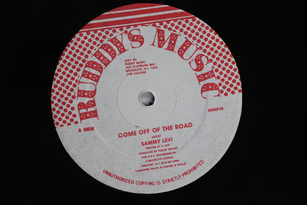 

12inch Record SAMMY LEVI Come Off Of The Road You Want To RM0018 RUDDYS MUSIC 1988 US Reggae Ska Dub Used