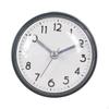 -resistant Wall Clock with Strong Suction Cup, Compact And Silent PP PVC for Interior