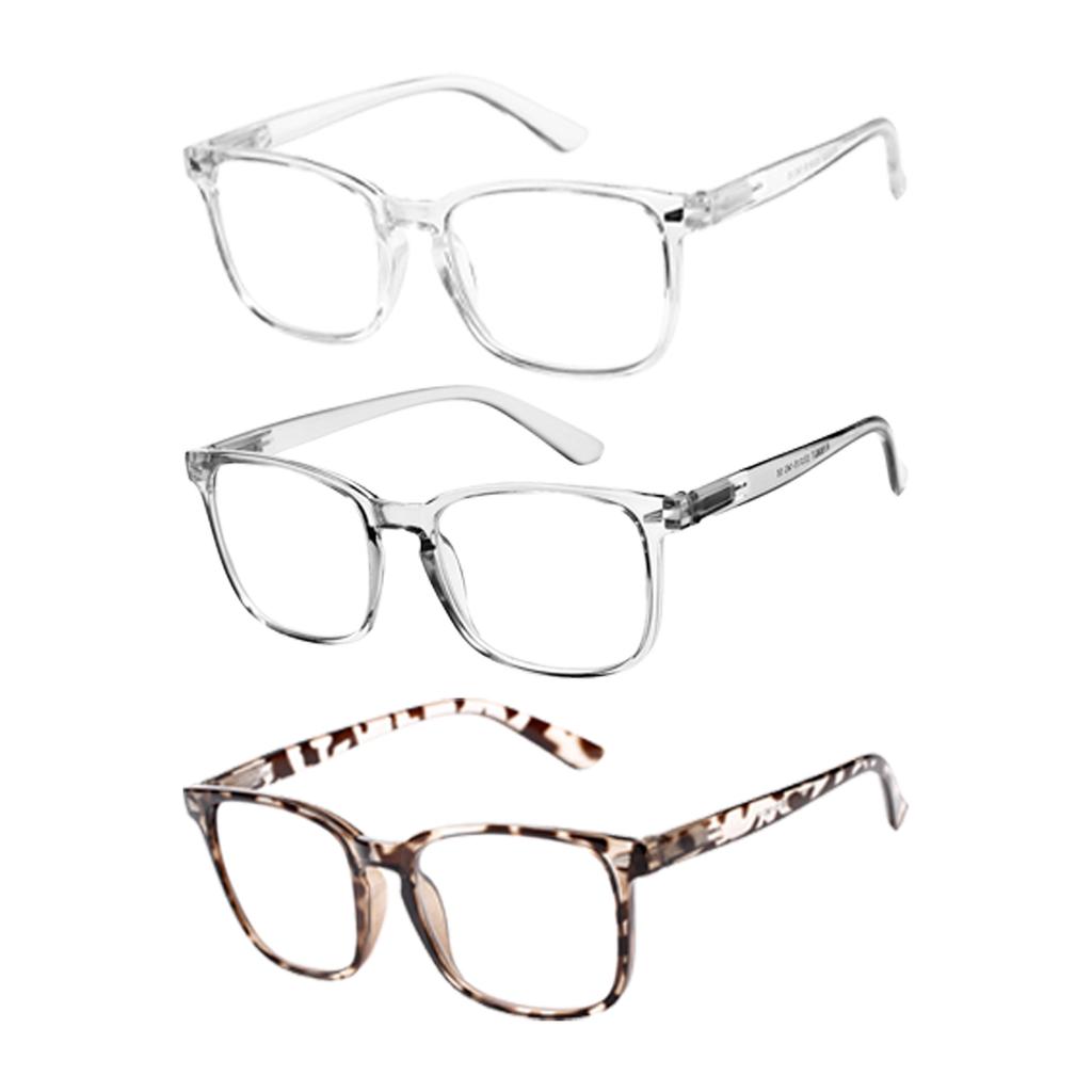 1/2/3pcs VOPHA Autofocus Reading Glasses for Men & Women - Multifocal Blue Light Blocking Readers Resin Frame