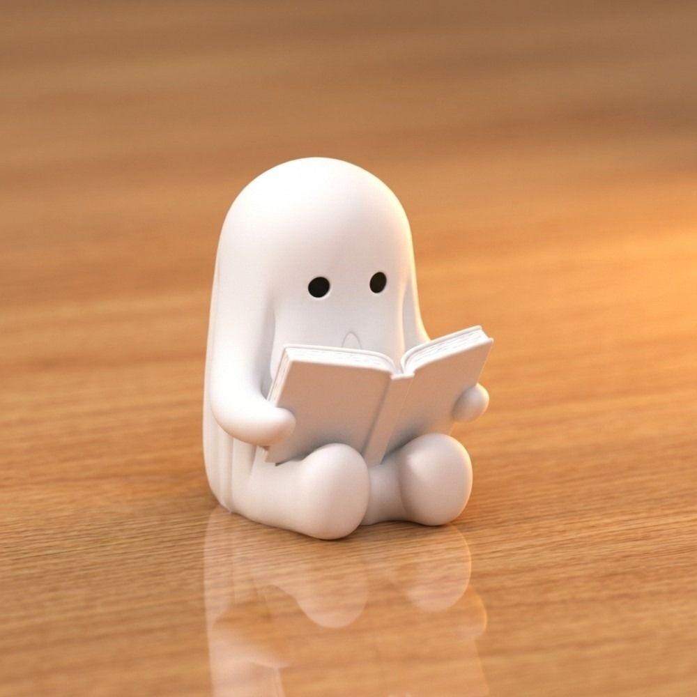 Statues Crafts Cute Ghost Ornament Collectible Desktop Figurine Bedroom Office