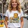 Just Roll With It Toast Skater Cartoon Tee | Funny Food Humor Graphic Shirt