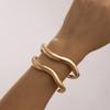 European-American Style Irregular Alloy Bracelet-Ring Combo