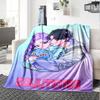 1pc KPop Demon Hunters21 Blanket, Gift, for Men and Women, Soft Blanket, Good for Sofa Bed Couch Travel, Lightweight Flannel Blanket
