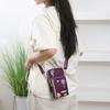 Minimalist Women's Phone Sling Bag – Lightweight Nylon Crossbody with ID Pocket, Ideal for Travel & Shopping