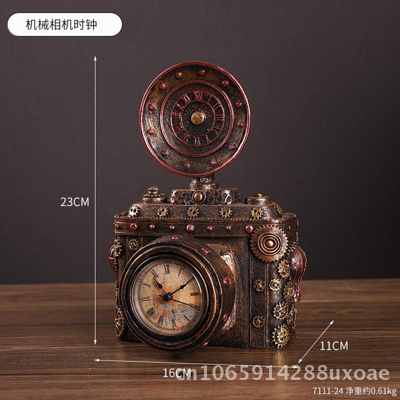 European-style Retro Resin Ornaments Camera Store Window Desktop Decoration Old-fashioned Film & TV Shooting Props Punk Style