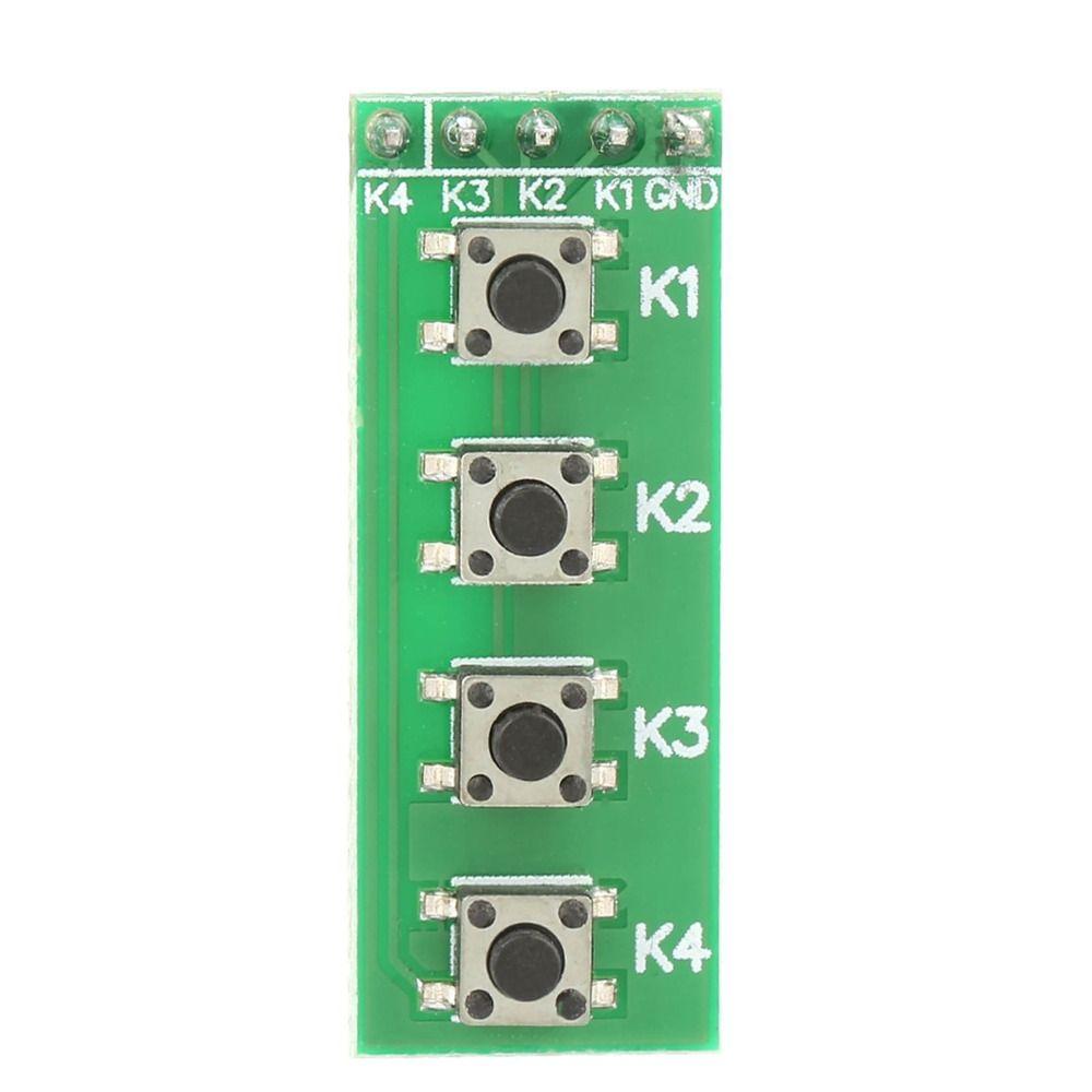 Keyboard Replacement Universal 4 Key Keyboard Module Industrial Grade Push Button Switch Module Keyboard Board Maker Projects