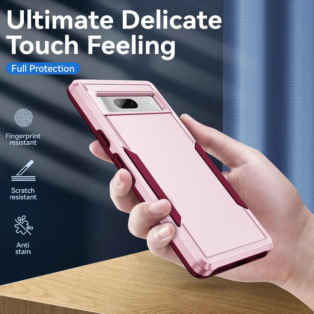 Anti-Schweiß-Hartschutztasche für Google Pixel 8 Pro Pixel8 Pixel6 Pixel7 Pixel 6A 7A 6 7 Pro Pixel6A Pixel7A Rückseite