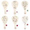 Wooden DIY Racket with Ball With String Wooden Racket DIY Paddle Ball with String  Educational