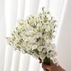 60heads Artificial Daisy Flowers Small Long Branch Daisy Fake Flower Bouquet Artificial Fade-Resistant Silk Fake Flower DIY Vase
