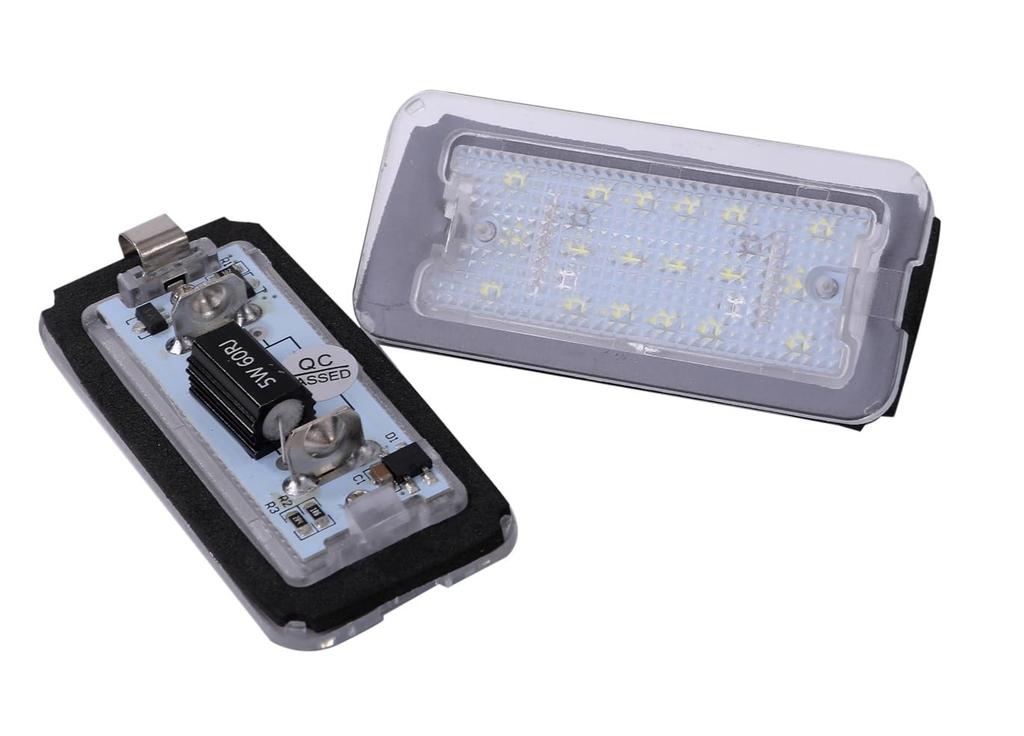 High Brightness LED License Lamp License Plate Light Set of 2 License Plate Light