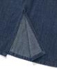 COLUMBIA UNIVERSITY Sl-Label Belted Denim Long Skirts Midnight Denim
