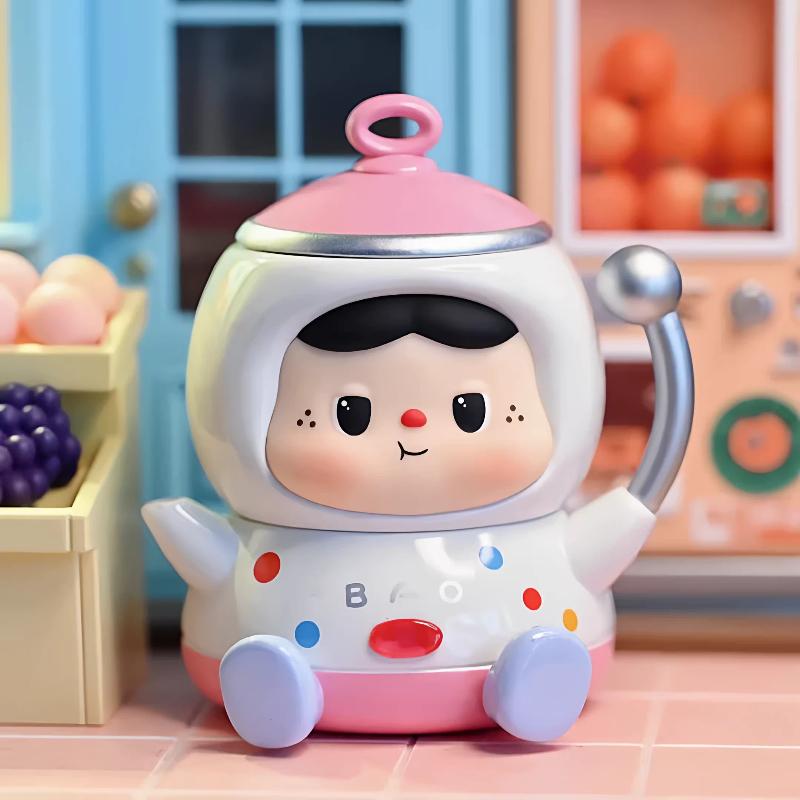 Heyone Baobao'S Small Kitchen Blind Box Cute Collectible Figure Desktop Decoration Car Ornament Birthday Gift For Kids And Anime