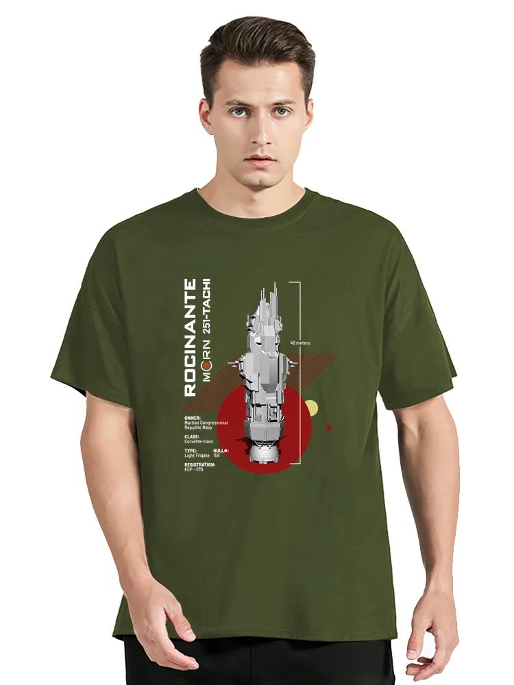 Rocinante Ship Style T-Shirt The Expanse Joe Miller James Holden Canterbury TV Top Gift Clothes T Shirt Clothing Oversized tees Unisex