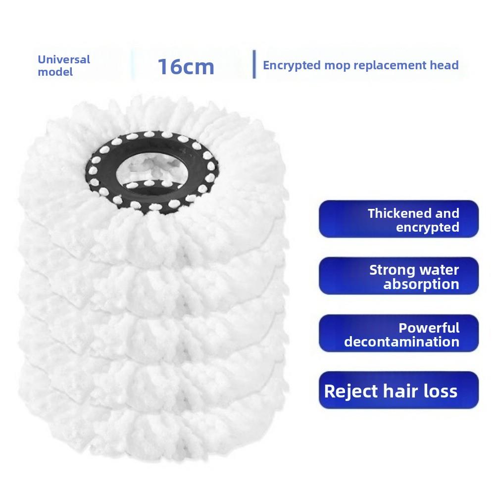 1pc Standard Size Mop Head Replacement Round Shape Spin Mop Refills  for 360° Spin Mop