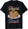 Short Stack Apparel Máquina de Panquecas Presente Engraçado Camiseta Unissex