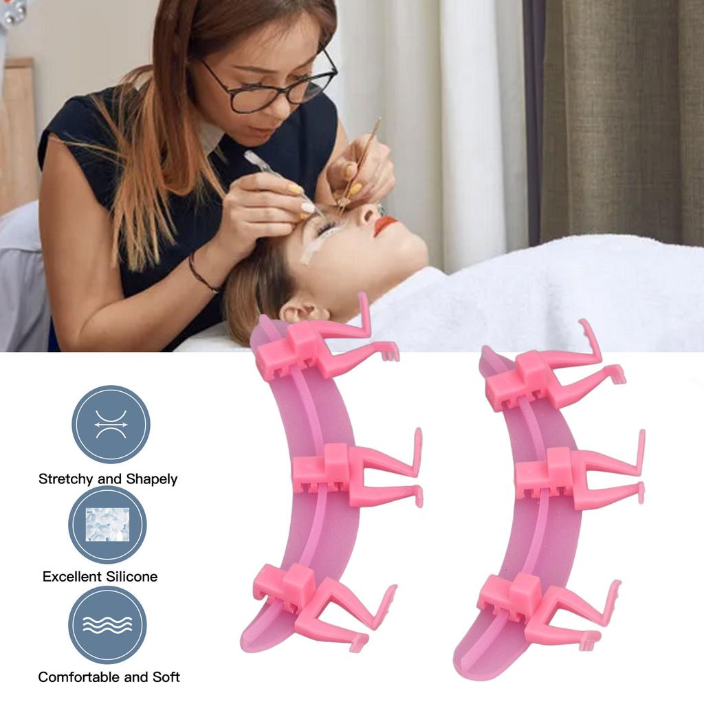 Eyelash Extension Separator Silicone Washable Eyelash Extension Separator Tool for Beauty Salon