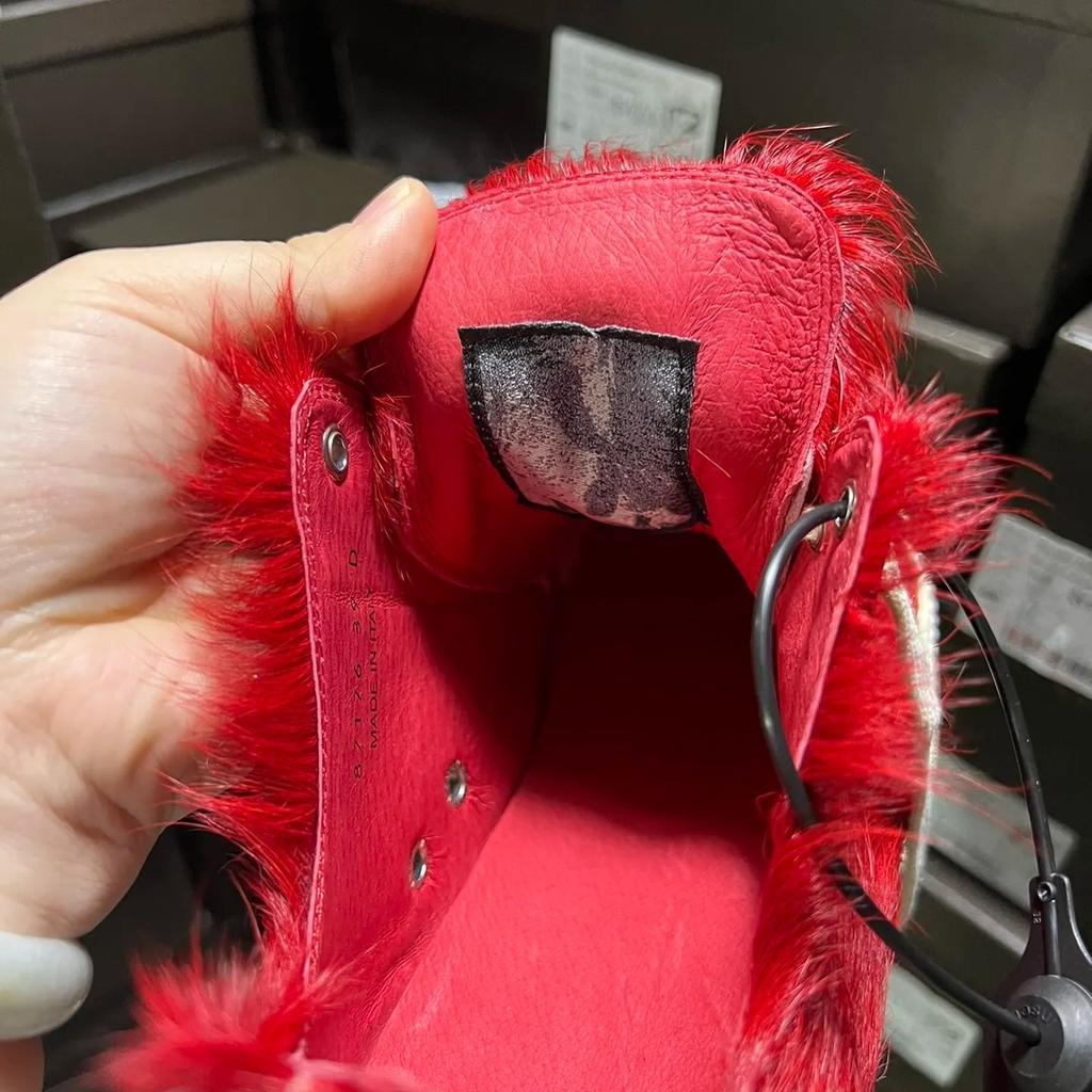 Marken Herrenschuhe Lässige Damen Fellschuhe Qualität Klassisches Rotes Pferdehaarleder Low-Top Sneakers Modedesigner Luxusschuh