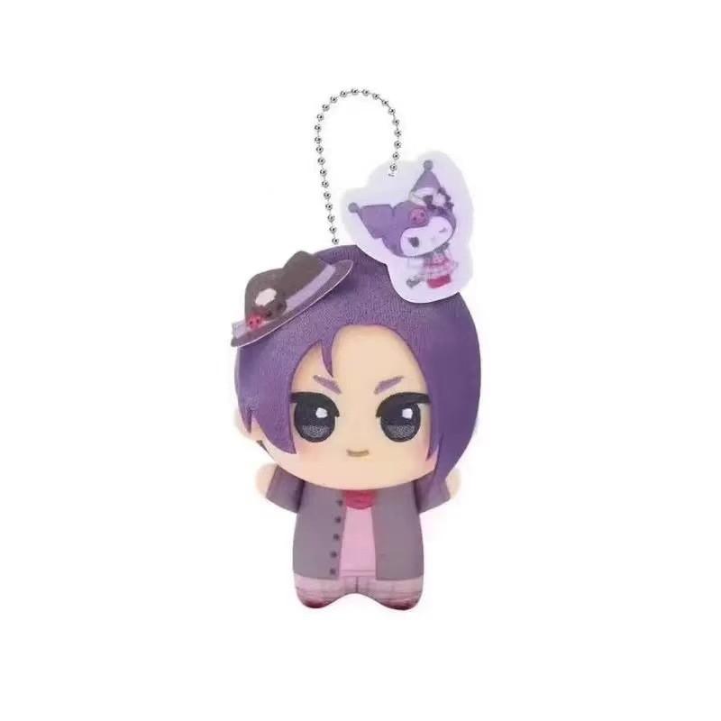 Очаровательный Синий Тюремный Коллаборация Sanrio Куруми И Киннаморолл Плюшевая Игрушка Брелок Аксессуар Blue Kuromi