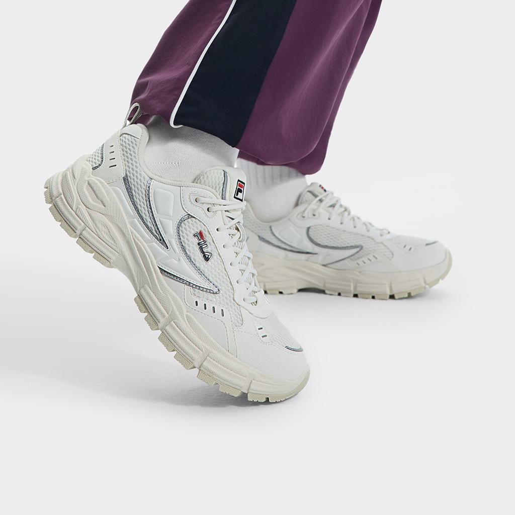 New FILA BLADE Cushioning, Wear Resistant Low Top Running Shoes Women's Snow F12W512101FSW