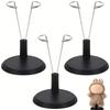 Metal Bracket Doll Stand 1/12 Scale Toy Dolls Display Support Prop Easy Assembly Perfect for Toy Display & Decor 3/6/9/12/18 PCS