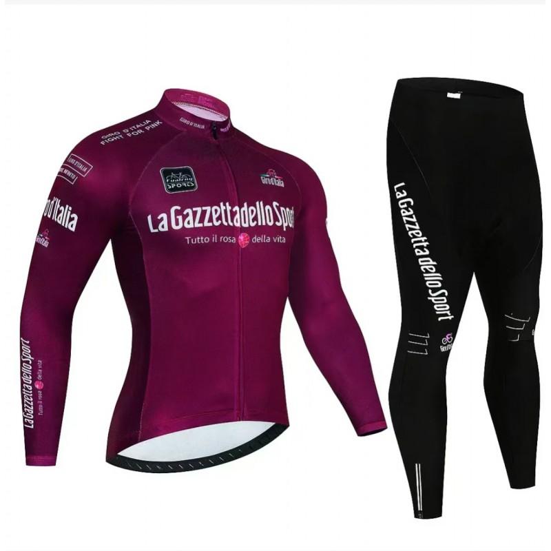 Long Sleeve Cycling Jersey Set Unisex Mountain Road Bike Quick Dry Sportswear