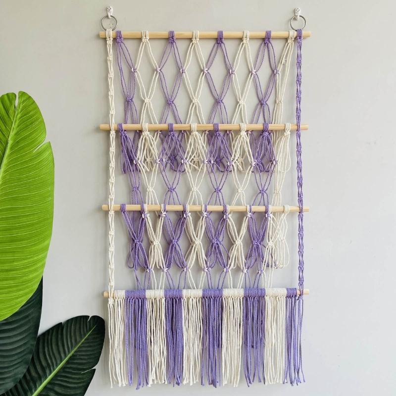 3 Layer Toy Storage Net Rack Practical Woven Hanging Shelf Convenient Plush Toys Organizer for Animal Toy Enthusiasts