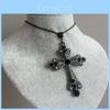 Cross Pendant Necklace With Alloy Chain For Women Men Boho Style Summer 2026