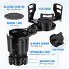 Car Cup Holder Expander, Universal 2 in 1 Large Cupholder Expander Adapter for Car with Adjustable Base, Fits Large Bottles, Snack, Drinks Cups,