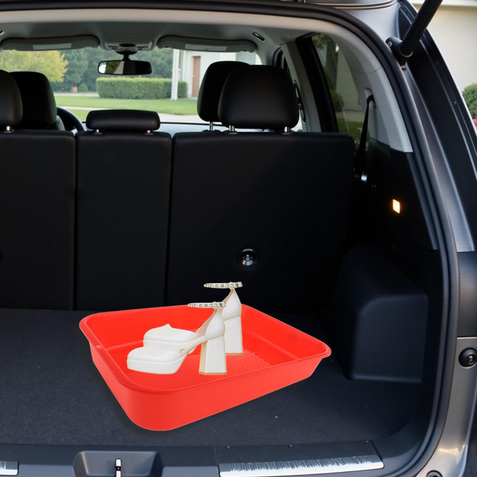 

Подставка для хранения обуви в автомобиле, контейнер, простой в использовании, моющийся, автомобильный зонт, держатель для салона автомобиля Red